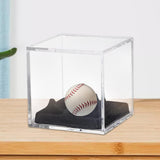 Maxbell Baseball Display Case Square Clear Fits Official Size Ball Dustproof Acrylic
