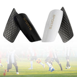 Maxbell 2 Pieces Soccer Shin Guards Protector Shin Pads Compact Football Shin Guards Black