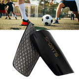 Maxbell 2 Pieces Soccer Shin Guards Protector Shin Pads Compact Football Shin Guards Black