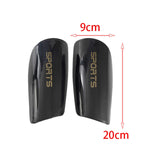 Maxbell 2 Pieces Soccer Shin Guards Protector Shin Pads Compact Football Shin Guards Black