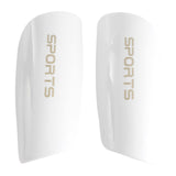 Maxbell 2 Pieces Soccer Shin Guards Protector Shin Pads Compact Football Shin Guards White