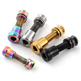 Maxbell 2 Set Bike Carbon Stem Bolts Nuts Kit Parts for Cycling Mountain Bikes