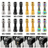 Maxbell 2 Set Bike Carbon Stem Bolts Nuts Kit Parts for Cycling Mountain Bikes