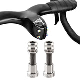 Maxbell 2 Set Bike Carbon Stem Bolts Nuts Kit Parts for Cycling Mountain Bikes