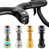 Maxbell 2 Set Bike Carbon Stem Bolts Nuts Kit Parts for Cycling Mountain Bikes