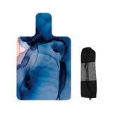 Maxbell Pilates Reformer Mat Towel Portable Non Slip for Home Yoga Strength Training Blue