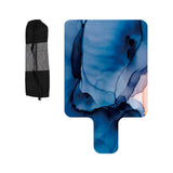 Maxbell Pilates Reformer Mat Towel Portable Non Slip for Home Yoga Strength Training Blue