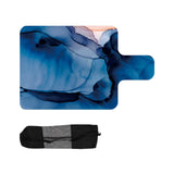 Maxbell Pilates Reformer Mat Towel Portable Non Slip for Home Yoga Strength Training Blue