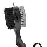 Maxbell Golf Club Brush and Groove Cleaner Golfer Easy Attach to Golf Bag Golf Brush Black