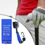 Maxbell Golf Club Brush and Groove Cleaner Golfer Easy Attach to Golf Bag Golf Brush Blue