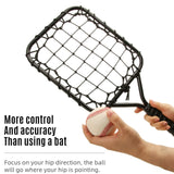 Maxbell Baseball Practice Racket 12oz Baseball Auxiliary Practice Device Hitting Aid Black