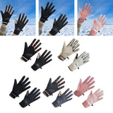 Maxbell Winter Warm Cycling Gloves Non Slip for Men Women for Running Sports Outdoor Black and pink
