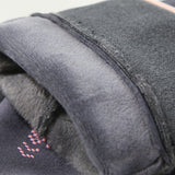 Maxbell Winter Warm Cycling Gloves Non Slip for Men Women for Running Sports Outdoor Black and pink