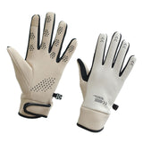 Maxbell Winter Warm Cycling Gloves Non Slip for Men Women for Running Sports Outdoor Beige and black