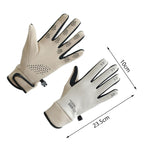 Maxbell Winter Warm Cycling Gloves Non Slip for Men Women for Running Sports Outdoor Beige and black