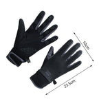 Maxbell Winter Warm Cycling Gloves Non Slip for Men Women for Running Sports Outdoor Black and gray