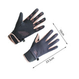 Maxbell Winter Warm Cycling Gloves Non Slip for Men Women for Running Sports Outdoor Gray and pink