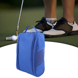 Maxbell Golf Shoes Bag Zipper Tote Organizer Sports Shoes Bag for Hiking Outdoor Gym Blue