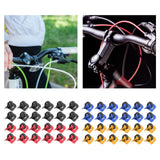 Maxbell 10x Bike Cable Clips Bicycle Brake Housing Buckle for Cycling Mountain Bikes Black