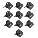 Maxbell 10x Bike Cable Clips Bicycle Brake Housing Buckle for Cycling Mountain Bikes Black