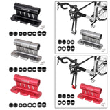 Maxbell Bikes Block Fork Mount Car Roof Rack Support Bike Stand Holder for Cross Bar Black