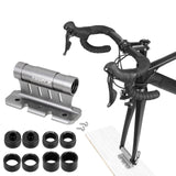 Maxbell Bikes Block Fork Mount Car Roof Rack Support Bike Stand Holder for Cross Bar Titanium
