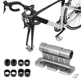Maxbell Bikes Block Fork Mount Car Roof Rack Support Bike Stand Holder for Cross Bar Titanium