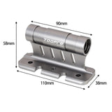 Maxbell Bikes Block Fork Mount Car Roof Rack Support Bike Stand Holder for Cross Bar Titanium