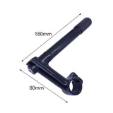 Maxbell Road Bicycle Quill Stem Road Bicycles Aluminum Alloy Stem Riser Black