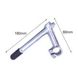 Maxbell Road Bicycle Quill Stem Road Bicycles Aluminum Alloy Stem Riser Silver