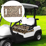 Maxbell Golf Cart Seat Cover Reusable Durable Golf Cart Seat Blanket for Travel Leopard Pattern