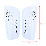 Maxbell Soccer Shin Guards Compact Gear Football Training Shin Guards for Boys Girls White