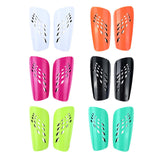 Maxbell Soccer Shin Guards Compact Gear Football Training Shin Guards for Boys Girls White