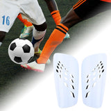 Maxbell Soccer Shin Guards Compact Gear Football Training Shin Guards for Boys Girls White