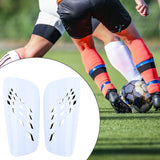 Maxbell Soccer Shin Guards Compact Gear Football Training Shin Guards for Boys Girls White