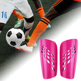 Maxbell Soccer Shin Guards Compact Gear Football Training Shin Guards for Boys Girls Rose Red