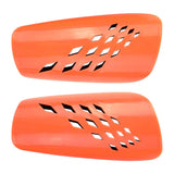 Maxbell Soccer Shin Guards Compact Gear Football Training Shin Guards for Boys Girls Orange