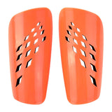 Maxbell Soccer Shin Guards Compact Gear Football Training Shin Guards for Boys Girls Orange