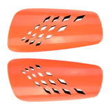 Maxbell Soccer Shin Guards Compact Gear Football Training Shin Guards for Boys Girls Orange