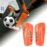 Maxbell Soccer Shin Guards Compact Gear Football Training Shin Guards for Boys Girls Orange