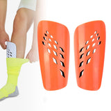 Maxbell Soccer Shin Guards Compact Gear Football Training Shin Guards for Boys Girls Orange