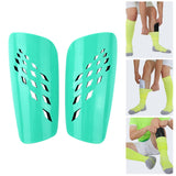 Maxbell Soccer Shin Guards Compact Gear Football Training Shin Guards for Boys Girls Green