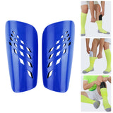 Maxbell Soccer Shin Guards Shin Guard Sleeves Comfortable for Adult EVA Cushion 2Pcs Blue