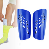 Maxbell Soccer Shin Guards Shin Guard Sleeves Comfortable for Adult EVA Cushion 2Pcs Blue