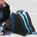 Maxbell Roller Skating Bag Handbag for Ice Hockey Skate Outdoor Sports Inline Skates blue