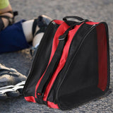 Maxbell Roller Skating Bag Handbag for Ice Hockey Skate Outdoor Sports Inline Skates red