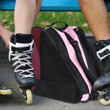 Maxbell Roller Skating Bag Handbag for Ice Hockey Skate Outdoor Sports Inline Skates pink