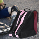 Maxbell Roller Skating Bag Handbag for Ice Hockey Skate Outdoor Sports Inline Skates pink