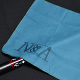 Maxbell Billiard Cue Towel Supplies Easy to Carry Cleaning for Tournament Party Home Blue