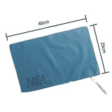 Maxbell Billiard Cue Towel Supplies Easy to Carry Cleaning for Tournament Party Home Blue